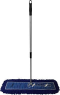 Ultimate Dust Mop Kit: Industrial-Grade Performance, Heavy-Duty Frame, Telescopic Handle - Blue 36 Inch