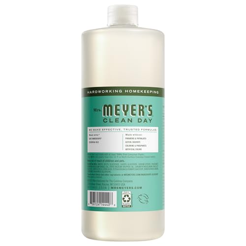 MRS. MEYER'S CLEAN DAY Multi-Surface Everyday Concentrate, Basil Scent, 32 Fl Oz Bottle