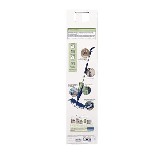 Bona Premium Motion Multi-Surface Floor Spray Mop - Includes Multi-Surface Floor Cleaning Solution and Machine Washable Microfiber Cleaning Pad - for Stone, Tile, Laminate, and Vinyl Floors