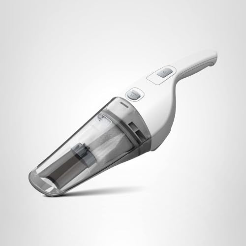 BLACK+DECKER Cordless Lithium Handheld Power Vacuum with Wall Mount Base and Charger, White (HNV220BCZ10FF)