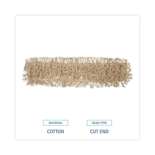 Unisan Boardwalk BWK1336 Industrial Dust Mop Head, Hygrade Cotton, 36w x 5d, White