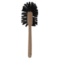 Rubbermaid Commercial 17" Toilet Bowl Brush, Brown, Plastic Handle, for Bathroom/Restroom