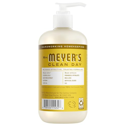 Mrs. MEYER'S Kitchen Set, Dish Soap, Hand Soap, and Multi-Surface Cleaner, 3 CT (Daisy)