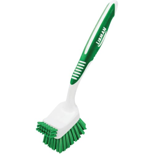 Libman 1042 Big Job Kitchen Brush with Built-In Scraper