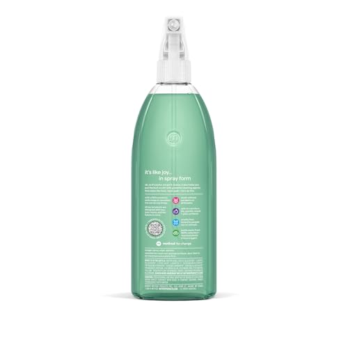 Method All-Purpose Cleaner Spray, Eucalyptus + Rosemary- Cuts Grease & Grime on Counters, Glass, Sealed Wood & Floors, for Kitchen & Bathroom, 28fl oz, 4 pack