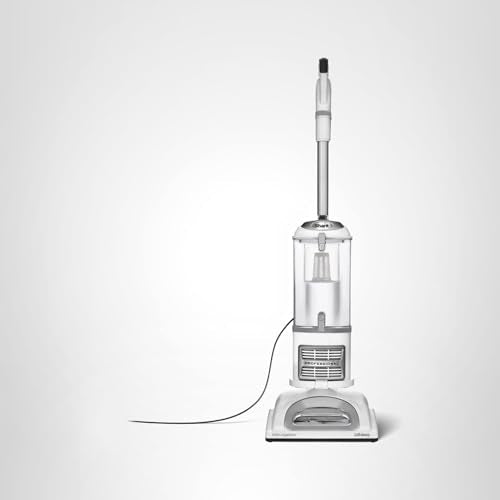Shark Upright Vacuum Cleaner | Navigator Lift-Away | Pet Hair, Carpet & Hard Floor Cleaning | Pet Power Brush, Dusting Brush & Crevice Tool | HEPA Filter | Swivel Steering | White/Silver | NV356E