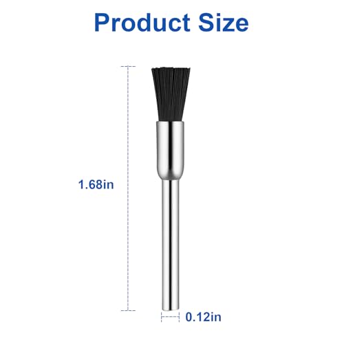 Nylon Bristle Brushes for Cleaning and Polishing, Grout Cleaning Tool Replace Dremel Brushes #405-02 - 2 Pcs