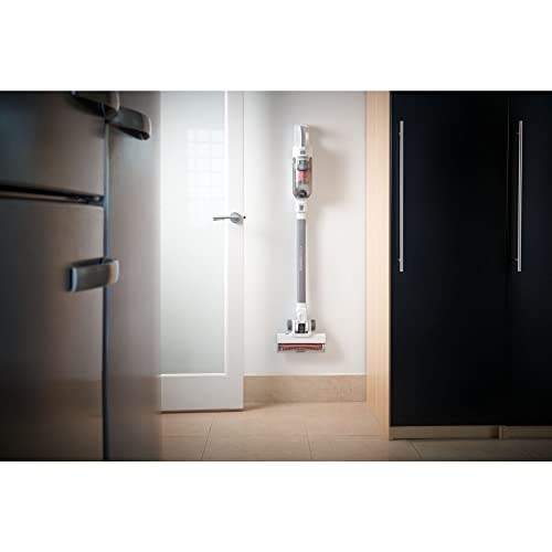 BLACK+DECKER POWERSERIES+ 20V MAX Cordless Stick Vacuum Cleaner with LED Floor Lights, Bagless, Lightweight, Cordless Vacuum Cleaners for Home, Up to 44 Minutes, Powerful Suction, Gray (BHFEA520J)