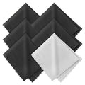 LOJWRY Eye Glass Clean Cloths 6*7in 6 Pcs, Individually Wrapped, High-Density, Ultra Soft, Scratch-Free Premium Microfiber Cleaning Cloth for Glasses, Camera Lens, Screen, Electronics, Tv, Eyeglass.