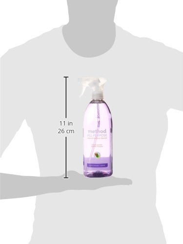 Method All-Purpose Cleaner Spray, French Lavender, Perfect for Most Counters, Tiles and More, 28 Fl Oz (Pack of 2)
