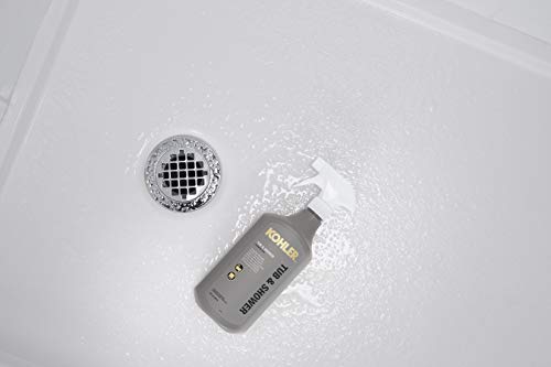 KOHLER K-EC23732-NA Tub and Shower Cleaner, Bathroom Cleaner, Restores Acrylic, Tile, Enameled cast iron, Lithocast, Residue Free, 28 FL Oz