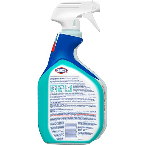 Clorox Disinfecting Bathroom Foamer with Bleach Original, 30 Ounce Spray Bottle (Package May Vary)