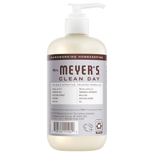 MRS. MEYER'S CLEAN DAY Hand Soap, Lavender Scent, 12.5 Fl Oz Bottle