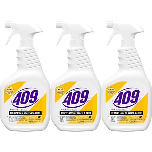 Formula 409 Multi-Surface Cleaner, Spray Bottle, Lemon Fresh, 32 Fluid Ounces, Pack of 3