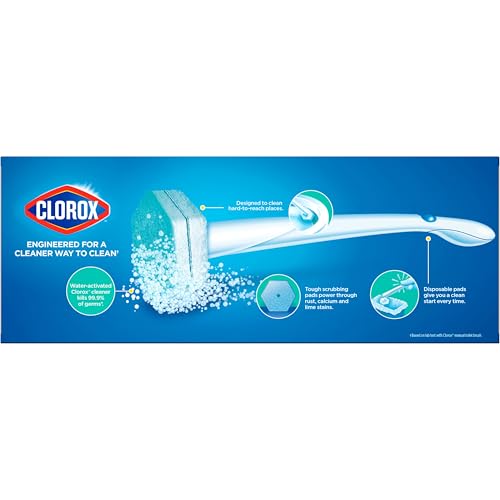 Clorox ToiletWand Toilet Cleaner Refills, Toilet brush, Rainforest Rush, 10 Ct