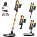 Cordless Vacuum Cleaner, 650W 55Kpa 70 Mins Cordless Stick Vacuum, Self-Standing Wireless Vacuum with Touch Screen, Anti-Tangle Vacuum Cordless, Rechargeable Vacuum Cleaners for Home/Pet Hair/Carpet
