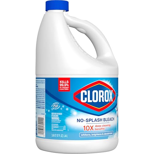 Clorox No Splash Bleach, 117 Fluid Ounces (Package May Vary)