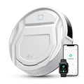 Lefant M210 Pro Robot Vacuum with 2200 Pa Powerful Suction, 6 Cleaning Modes, 120 Mins Runtime, Quiet, Self-Charging, Voice Control, Ideal for Pet Hair and Hard Floor, White