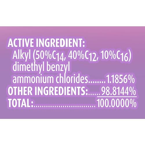 Lysol Multi-Surface Cleaner, Sanitizing and Disinfecting Pour, to Clean and Deodorize, Lavender and Orchard Essence, 144oz (Pack of 1)
