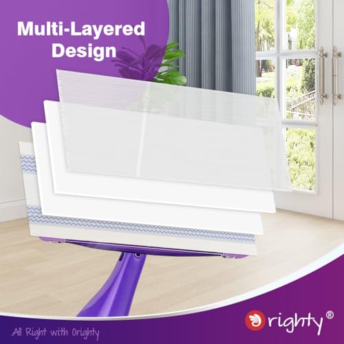 Orighty Dry Mop Pads Refill Compatible with Swiffer Wet Jet, Multi-Layer Mopping Pads, Multi Surface WetJet Hardwood Floor Cleaner Spray Mop Pads Refills, 48 Count