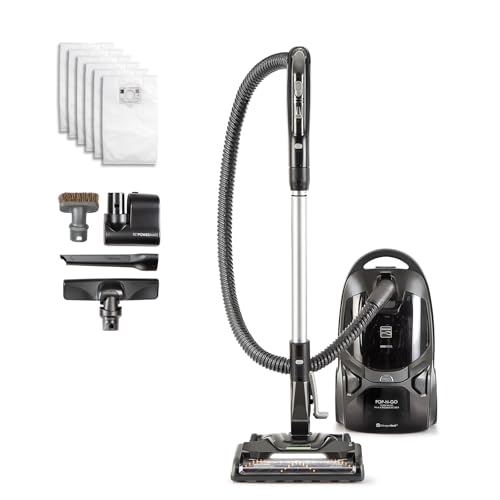 Kenmore BC4039 600 Series Pet Friendly Bagged Canister Vacuum with POP-N-GO, Pet PowerMate, Hair Eliminator Brushroll, HEPA Filter, Performance Indicator, Extended Reach and Auto Cord Rewind