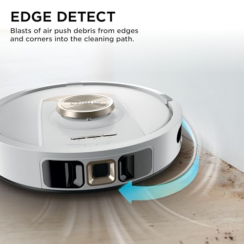 Shark Stratos | 2-in-1 Robot Vacuum & Mop for Carpets & Hard Floors | Powerful Suction & Mopping for Pet Hair | Self-Empty & Self-Clean NeverTouch Base | 60-Day Capacity | HEPA | White | AV2700ZE