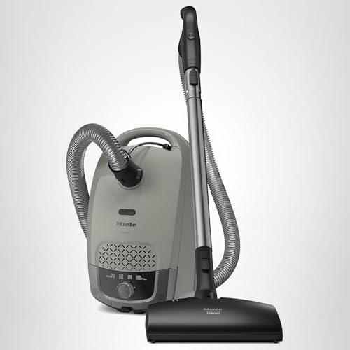Miele Guard S1 Electro Bagged Canister Vacuum Cleaner, AirClean Plus Filtration, SEB 217-3 Electrobrush & SBB 300-3 Parquet Twister, 1200W Powerful Suction, Compact & Lightweight, Casa Grey