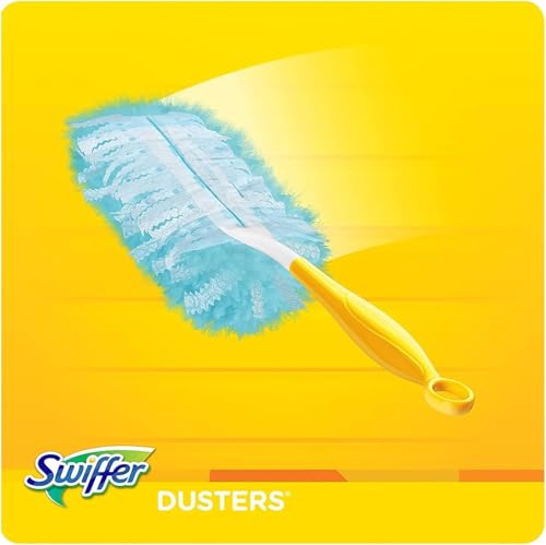PURE PETALS Duster Refill Kit + 1 Handle, 28 Count - Includes Duster Refills and Handle for Efficient Dusting, Pure_1