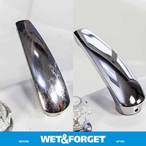Wet & Forget Shower Cleaner Multi-Surface Weekly No Scrub, Bleach-Free Formula Vanilla Scent, 128.00 Fl Oz (Pack of 1)