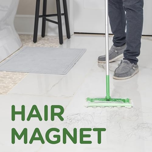 Swiffer Sweeper Heavy Duty Dry Multi-Surface Cloth Refills for Floor Sweeping and Cleaning, Unstopables Fresh Scent, 20 Count