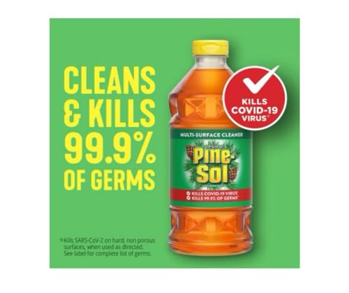 Pine-Sol All Purpose Cleaner Jugs, Pine, 100 Fl Oz, (Pack of 2)