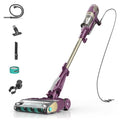 Shark PowerDetect | Corded Stick Vacuum Cleaner for Carpet & Hard Floors | Lightweight Hand Vacuum for Pet Hair with DuoClean | Self-Cleaning Brushroll | HEPA | 3 Attachments | Purple | HZ4001AMZ