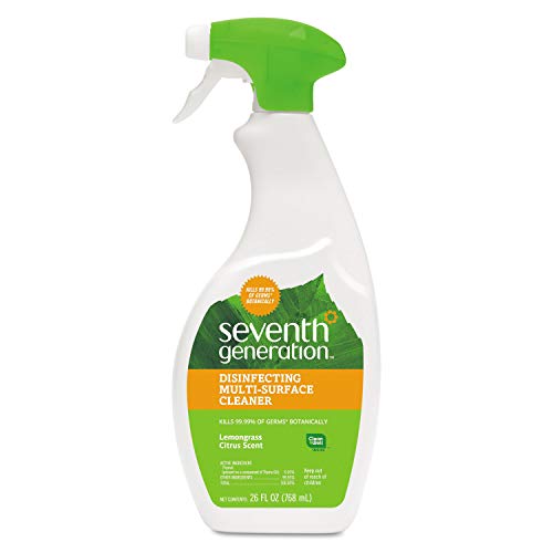 Seventh Generation Disinfecting Multi-Surface Cleaner, Lemongrass Citrus 26 fl oz (768 ml)