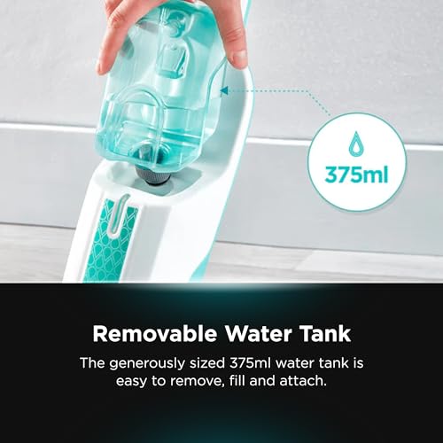 Shark Steam Mop Hard Floor Cleaner for Cleaning and Sanitizing with XL Removable Water Tank and 18-Foot Power Cord (S1000A),White