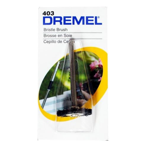 Dremel 403-02 Nylon Bristle Brushes (2 Pack), 3/4" Diameter