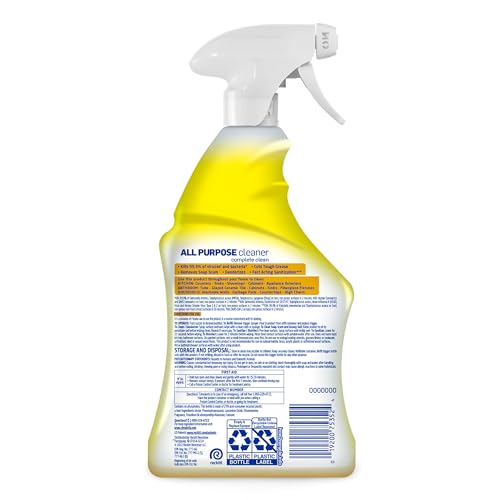 Lysol All Purpose Cleaner Spray, Multi-Purpose Disinfecting Spray, Kitchen & Bathroom Cleaner, Lemon Breeze Scent, 32 Fl Oz