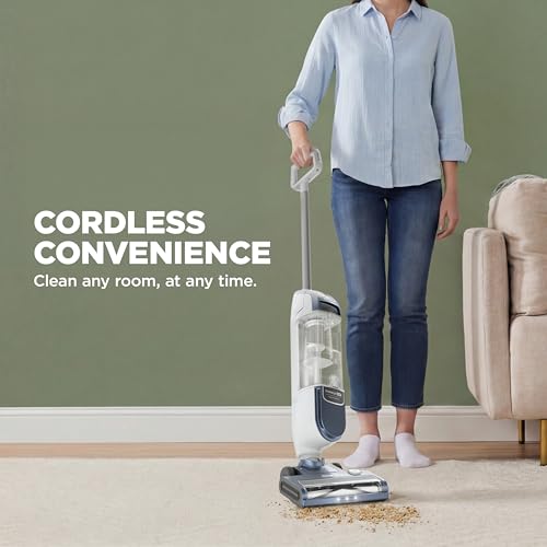 Shark Freestyle Max Cordless Upright Vacuum, Multi-Surface Cleaning, Lightweight, Easy Maintenace, with Large Dust Cup and 2-Speed Brushroll, LED Headlights, Rose Gold, SV2002HRG