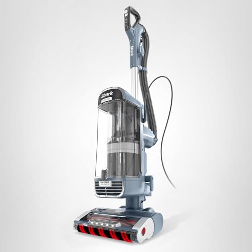 Shark Performance Powered Lift-Away Upright Vacuum, Ultra-Powerful Suction, No Hair Wrap, LED Headlights, Pet Hair Pickup, Carpets & Hardfloors, Odor Neutralizer Technology, Nordic Blue, UV2500