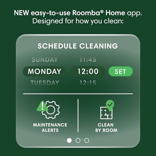 iRobot Roomba 105 Vac Robot Vacuum with AutoEmpty Dock - Self-Empties for 75 Days, Easy to use, Intense Power-Lifting Suction, LiDAR Navigation, Multi-Surface Cleaning, Cleans in Neat Rows