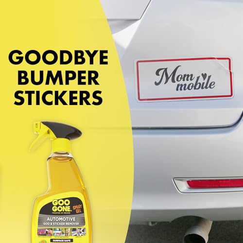 Goo Gone Automotive - Cleans Auto Interiors/ Bodies and Rims, Removes Bugs & Stickers - 12 Fl. Oz.