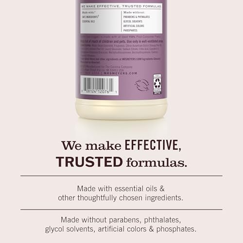 Mrs. MEYER'S CLEAN DAY Multi-Surface Everyday Cleaner, Elderberry Scent, 16 Fl Oz Bottle