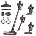 Zyxrona Cordless Vacuum Cleaner, 450W 40Kpa Stick Vacuum with Powerful Suction, 50Mins Vacuum Cleaners for Home, Anti-Tangle Brush, 8 in 1 Lightweight Vacuum for Hard Wood Floor Carpet Pet