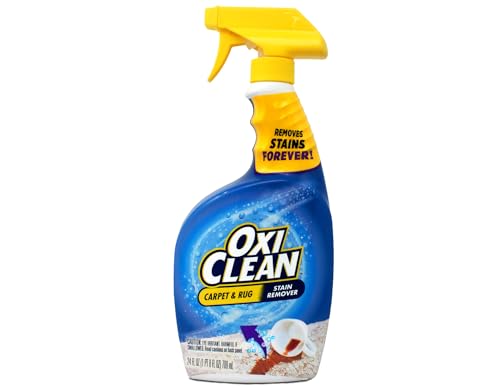 OxiClean Carpet & Rug Stain Remover Liquid Spray, 24 Fluid Ounce