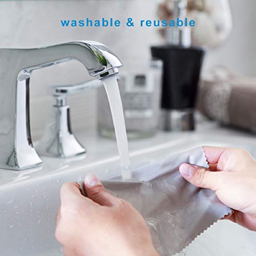 LOJWRY Eye Glass Clean Cloths 6*7in 6 Pcs, Individually Wrapped, High-Density, Ultra Soft, Scratch-Free Premium Microfiber Cleaning Cloth for Glasses, Camera Lens, Screen, Electronics, Tv, Eyeglass.