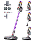 Cordless Vacuum Cleaner, 600W 50Kpa 70 Mins Cordless Stick Vacuum, Self-Standing Wireless Vacuum with Touch Screen, Charging Dock, Anti-Tangle Rechargeable Vacuum Cleaners for Home/Pet Hair/Carpet