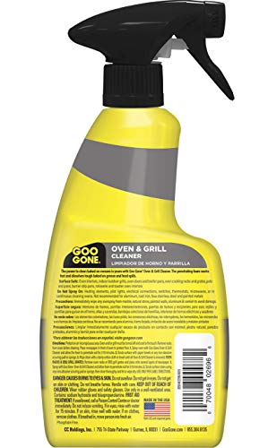Goo Gone Oven and Grill Cleaner - 14 Ounce - Removes Tough Baked On Grease and Food Spills Surface Safe