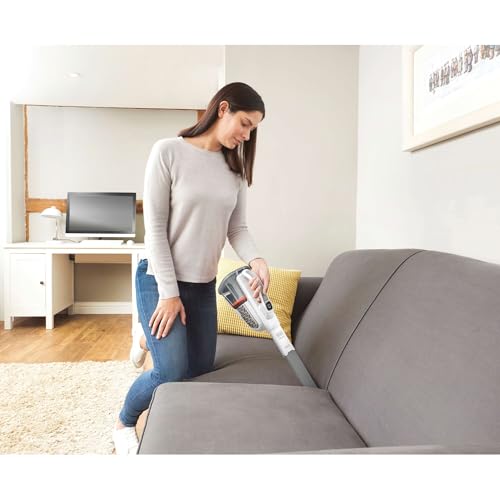 BLACK+DECKER Dust Buster Hand Held Vacuum Cordless Rechargeable, Portable Vacuum for Car, Extended Runtime, Powerful Suction, Extra Long Crevice Tool, AdvancedClean+ (HHVK320J10)