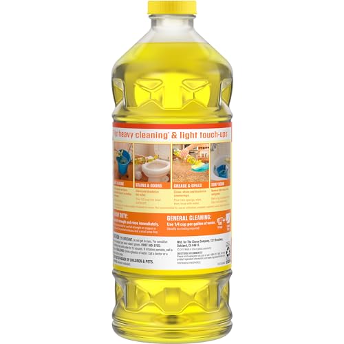 Pine-Sol All Purpose Multi-Surface Cleaner, Lemon Fresh, 48 Ounces (Package May Vary)