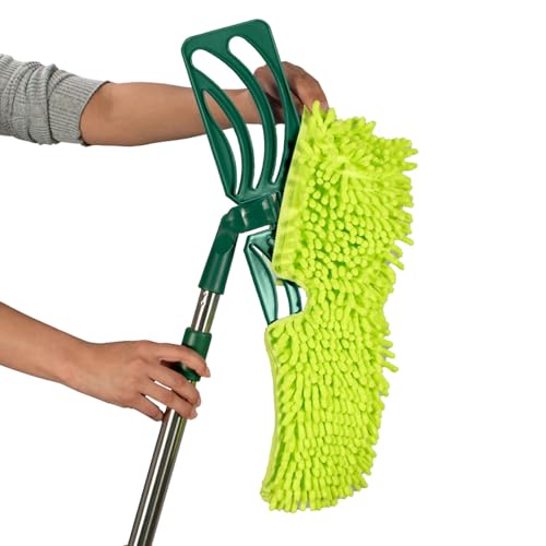 Pine-Sol Microfiber Chenille Mop Refill Compatible with Pine-Sol Dual-Sided Microfiber Mop, Replacement Head for Dry or Wet Use, Machine Washable Double Sided All Surface Cleaning