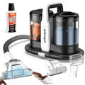 Portable Spot Cleaner Machine for Carpet and Upholstery, 15Kpa Powerful Suction & Deep Cleaning Cleaner Machine for Couch, Rug, Carpet, Pet, Furniture Cleaner with 2 Brushheads and Cleaner Solution
